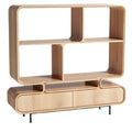 Moderne houten TV-meubel met opbergvakken en lades